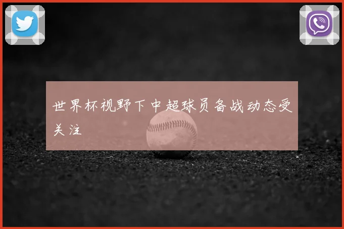 世界杯视野下中超球员备战动态受关注