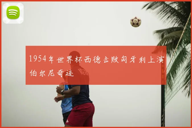 1954年世界杯西德击败匈牙利上演伯尔尼奇迹
